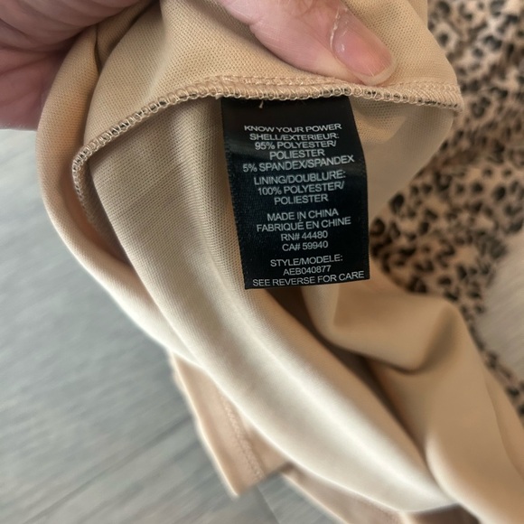 AFRM Leopard Print Midi Pencil Skirt Size S - Picture 3 of 3